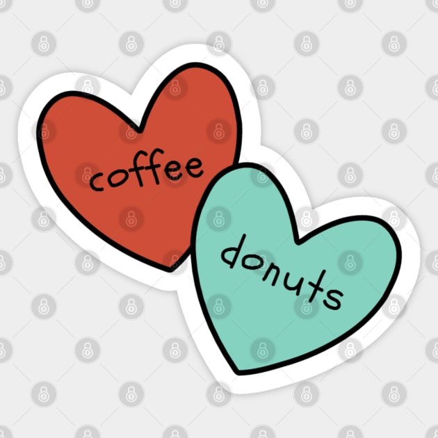 Coffee and Donuts Sticker by radiogalaxy